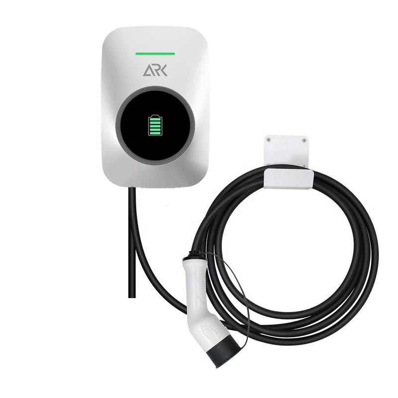 Wall Mounted EV Charging Station Wallbox With Type2 Plug & Bluetooth Wi-Fi